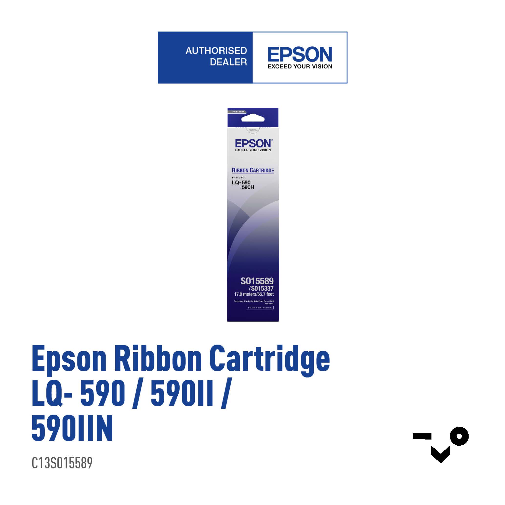 Epson Ribbon Cartridge LQ590/590II/590IIN Black